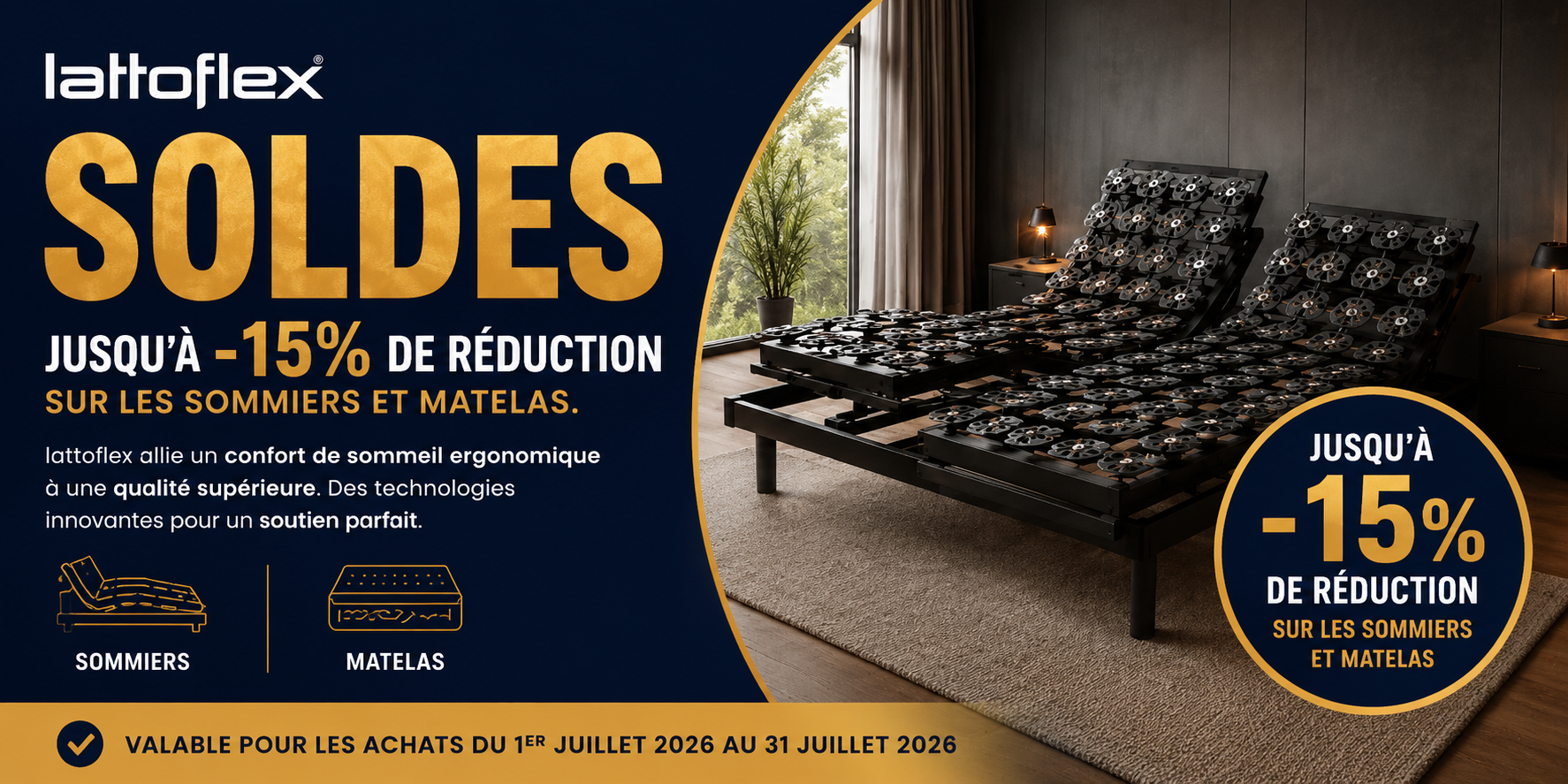 Soldes Lattoflex chez Slaapwel